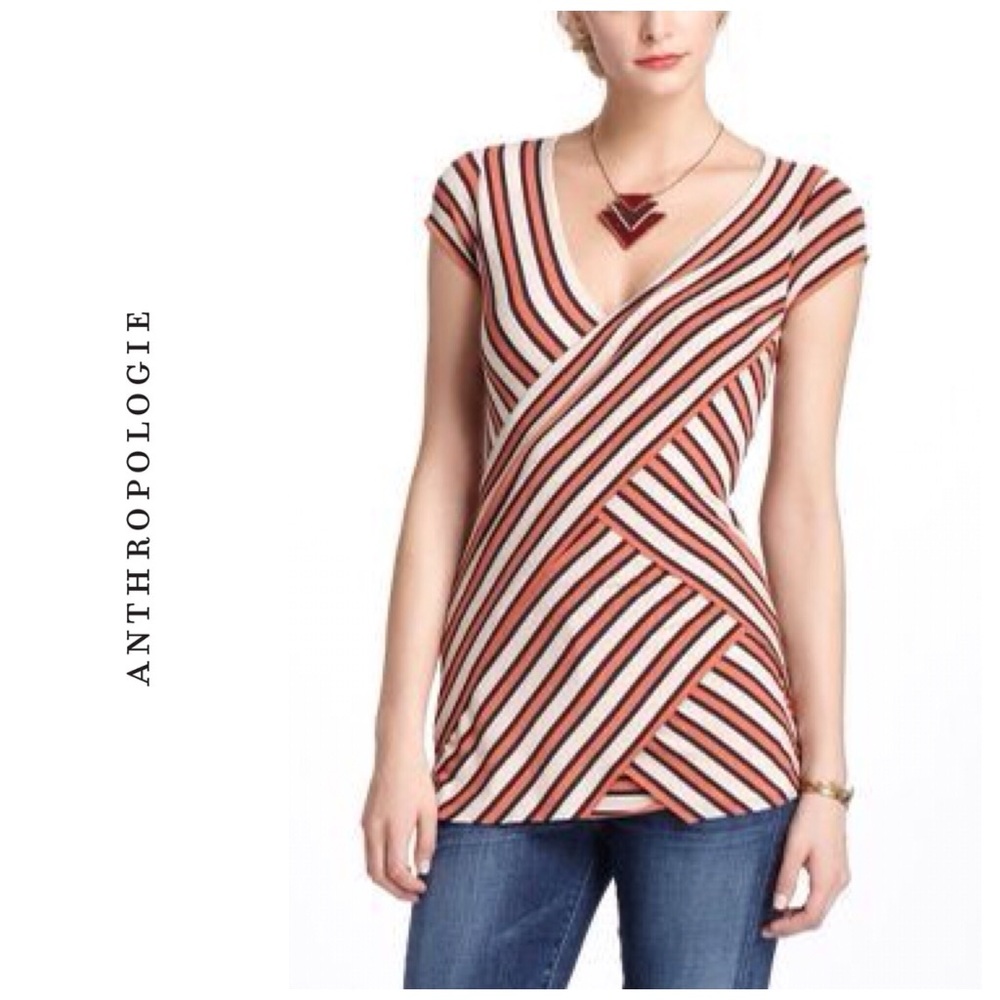 2012 Anthropologie Stacked Layered tee
